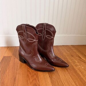 Brown Western Cowboy Boots